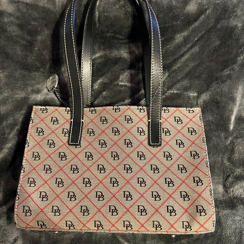 Dooney & Bourke Black and Red Tote.
Medium Size. - Picture 11 of 13